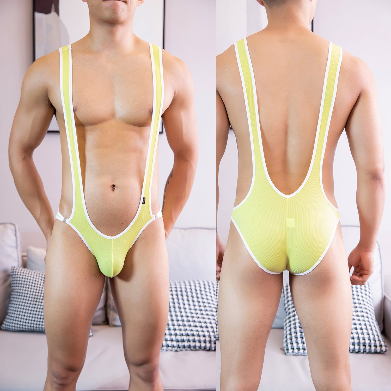Criss Cross X Singlet | dmunderwear detail image 3