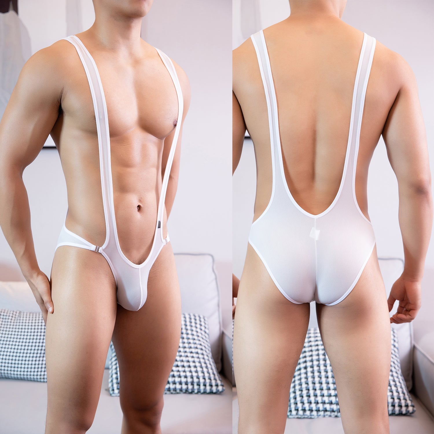 Criss Cross X Singlet | dmunderwear detail image 6