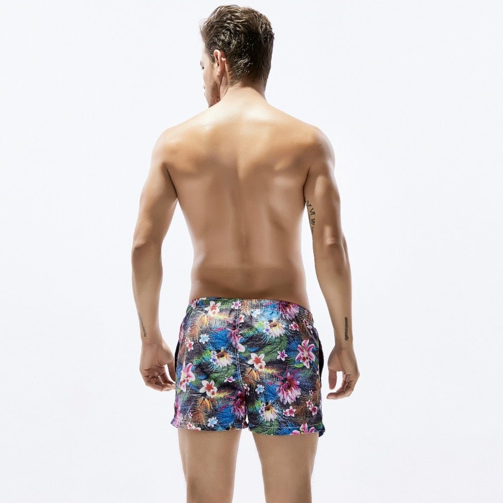Dark Floral Board Shorts | dmunderwear detail image 3