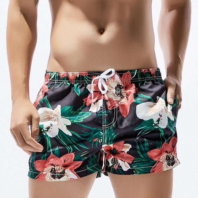 ORVLS Dark Floral Board Shorts | dmunderwear detail image 1