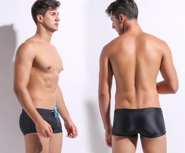 Desmiit Color Tie Square Cut Swim Trunks | dmunderwear detail image 7