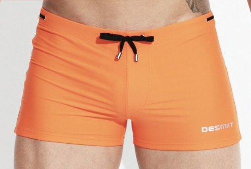 ORVLS Desmiit Color Tie Square Cut Swim Trunks | dmunderwear detail image 12