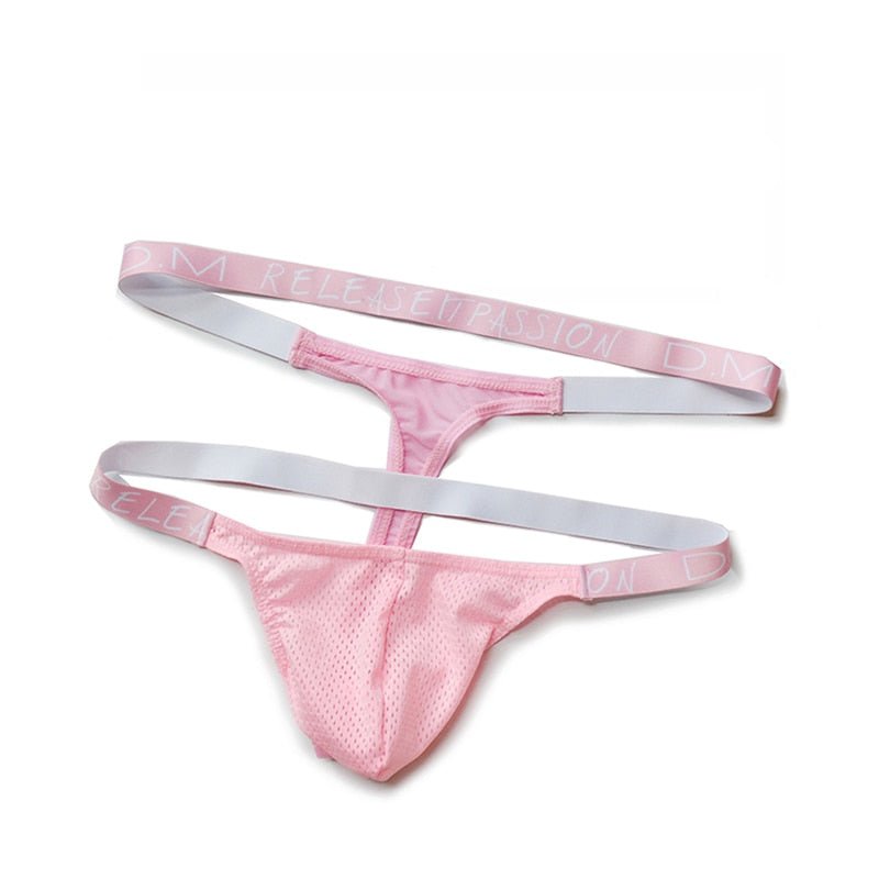 DM Double Banded Mesh Thong | dmunderwear detail image 5