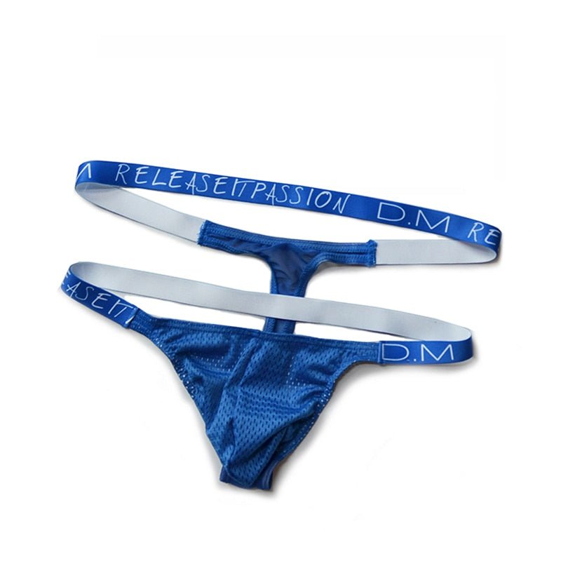 ORVLS DM Double Banded Mesh Thong | dmunderwear detail image 4
