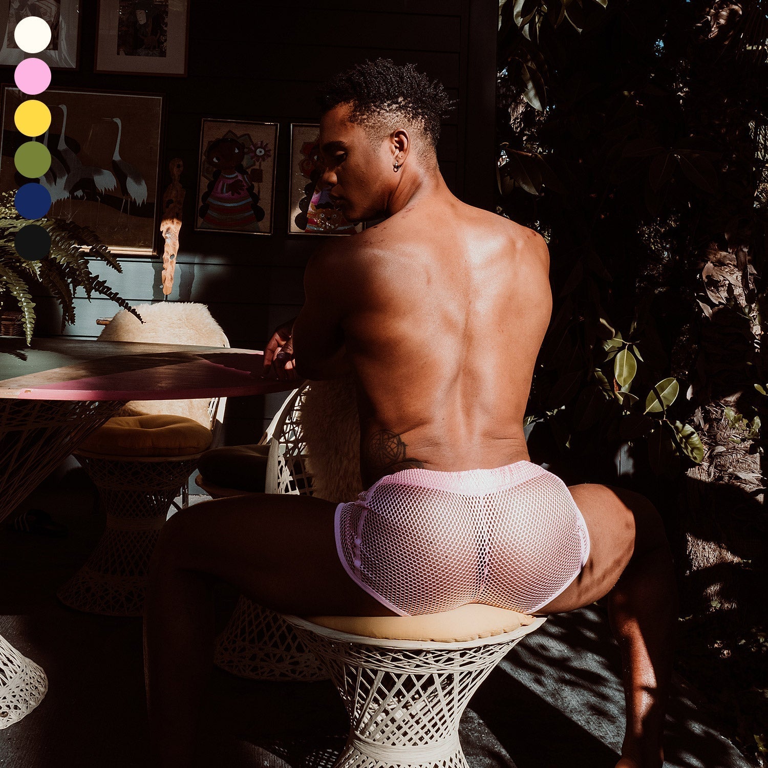 ORVLS DM Mesh Shorts | dmunderwear detail image 2