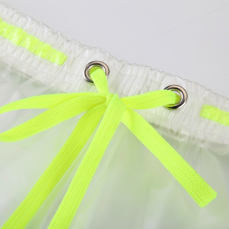 DM Plastic See-through Running Shorts | dmunderwear detail image 6