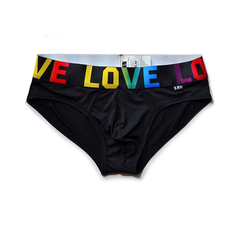 ORVLS DM Rainbow Love Briefs | dmunderwear detail image 2