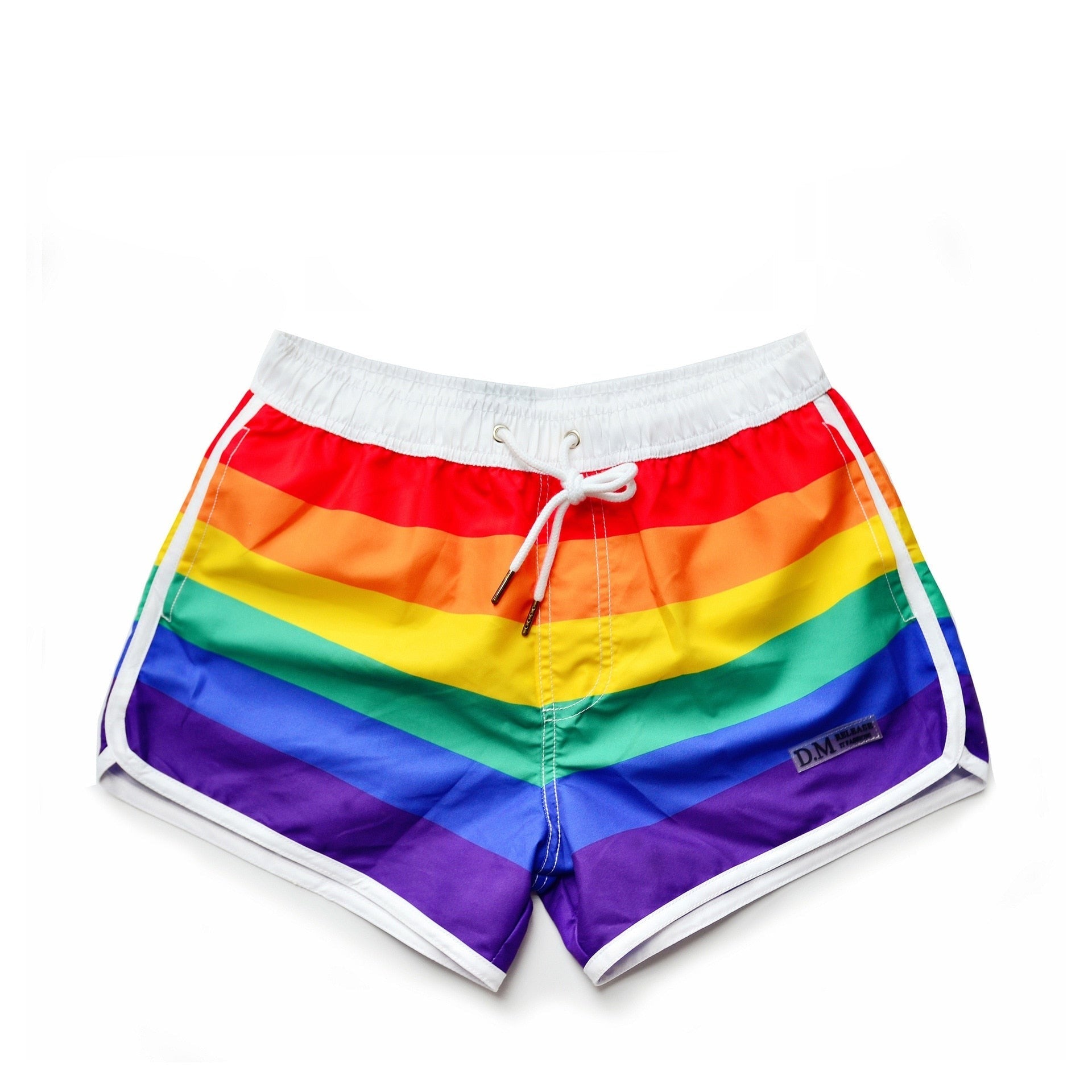 DM Rainbow Swim Trunks | dmunderwear variant image