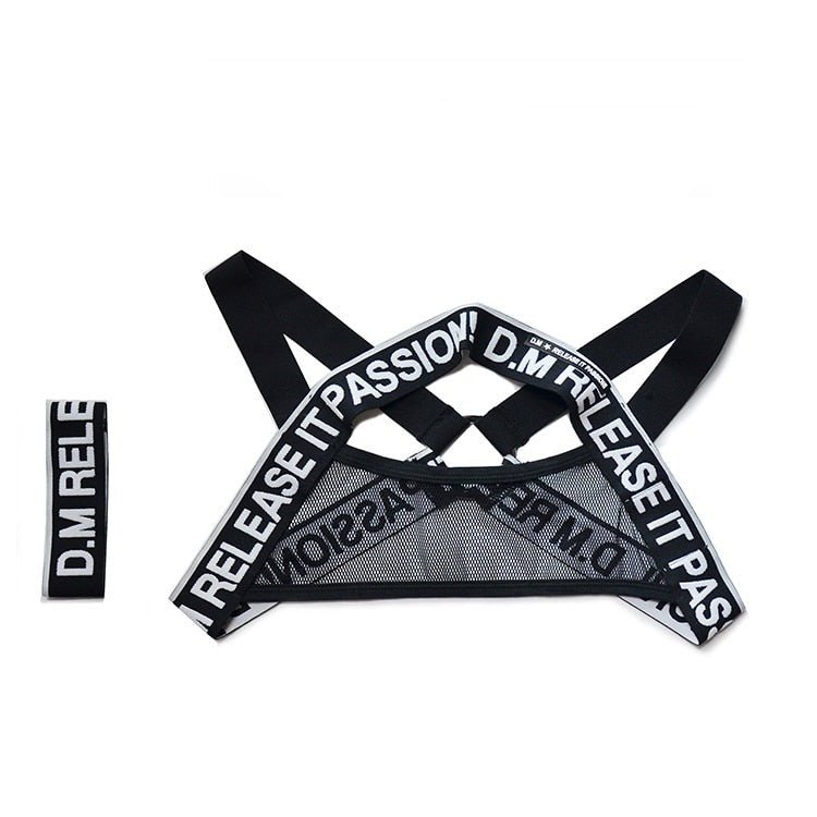 DM Release Mesh Chest Harness | dmunderwear detail image 8