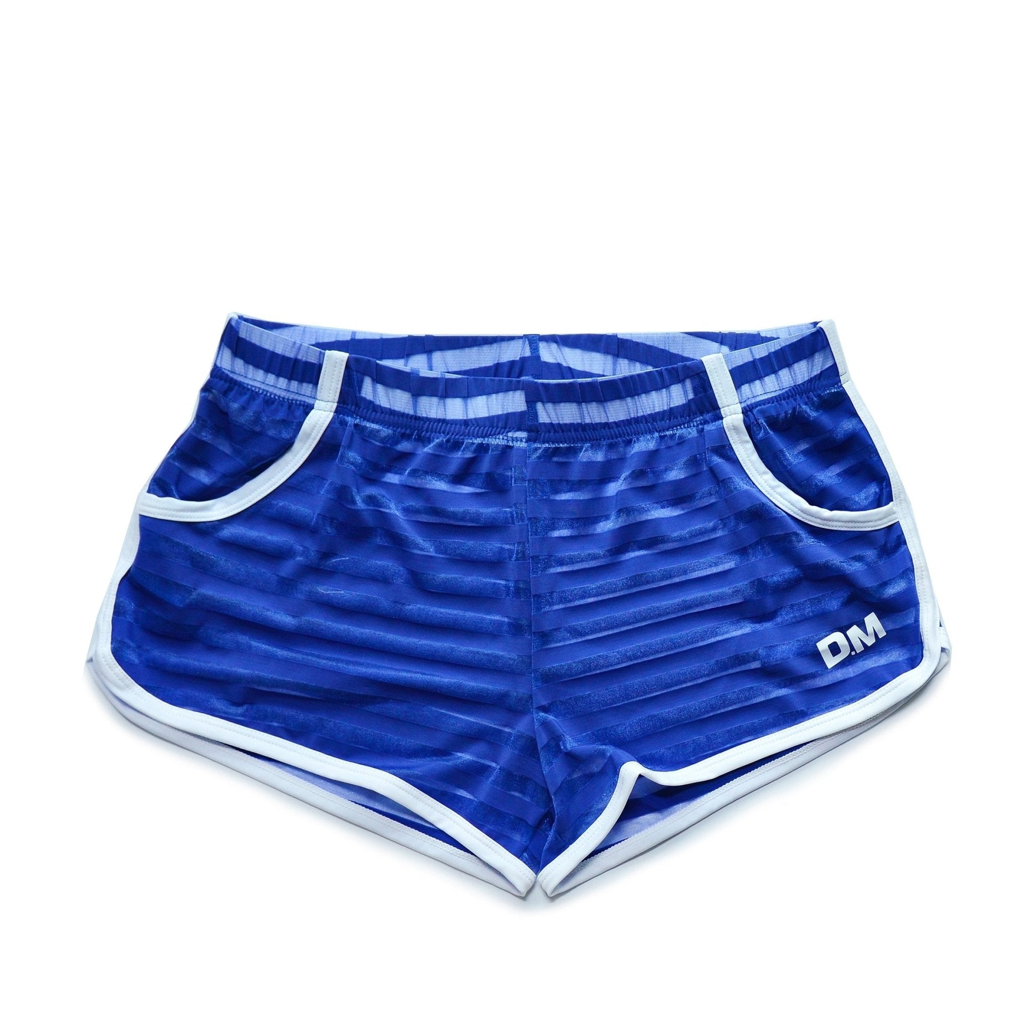 DM Striped Mesh Running Shorts | dmunderwear detail image 6