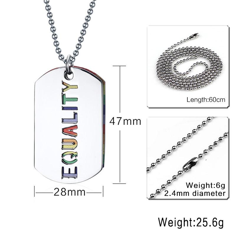 Equality Necklace | dmunderwear detail image 3