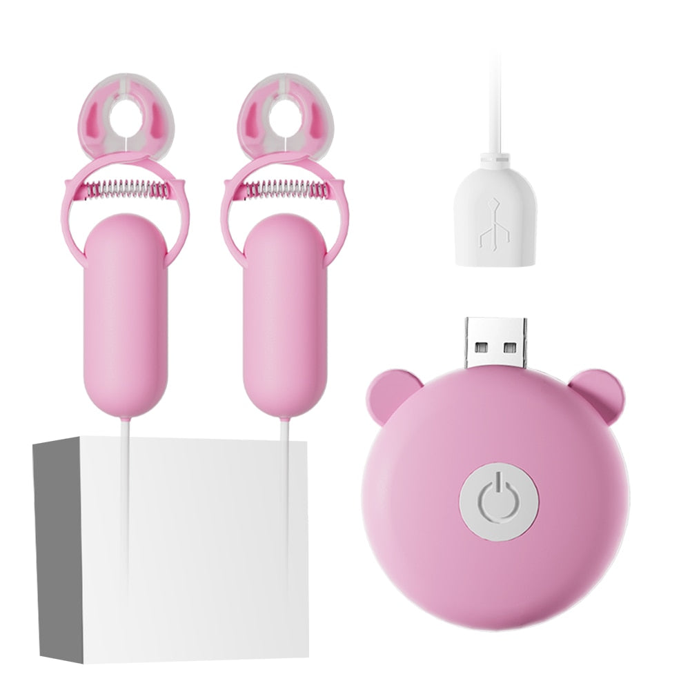 Euphoric Embrace Electric Nipple Clamp Vibrator | dmunderwear variant image