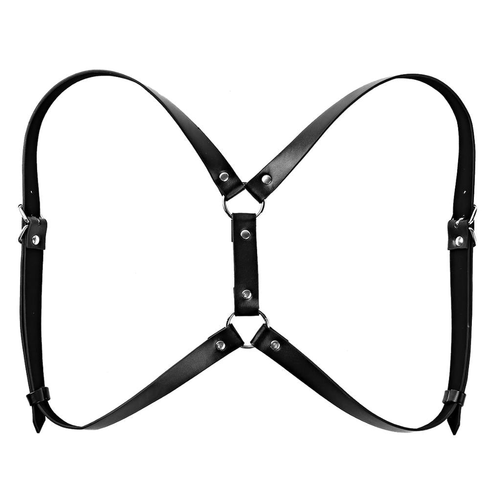 Faux Leather Backpack Harness | dmunderwear product image 4