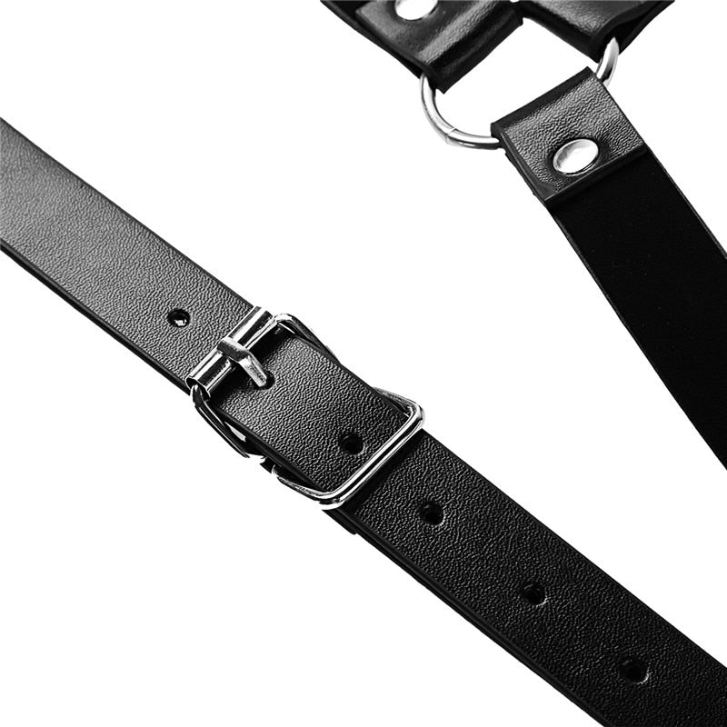 ORVLS Faux Leather Backpack Harness | dmunderwear product image 6