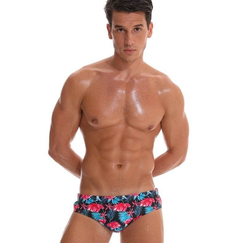 Floral Swim Briefs | dmunderwear detail image 1