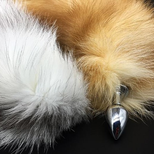 Fox Tail Anal Butt Plug | dmunderwear detail image 1