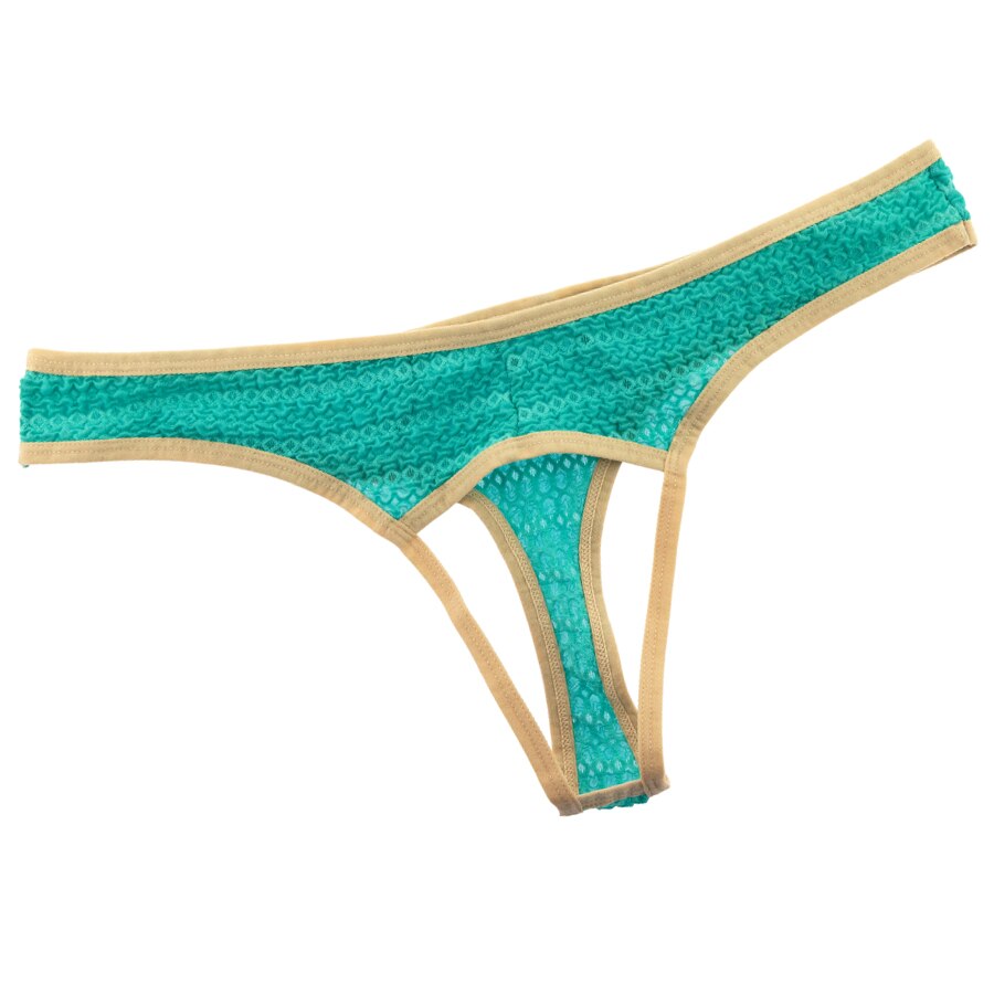 Frontless Woven Bahama Thong | dmunderwear detail image 3