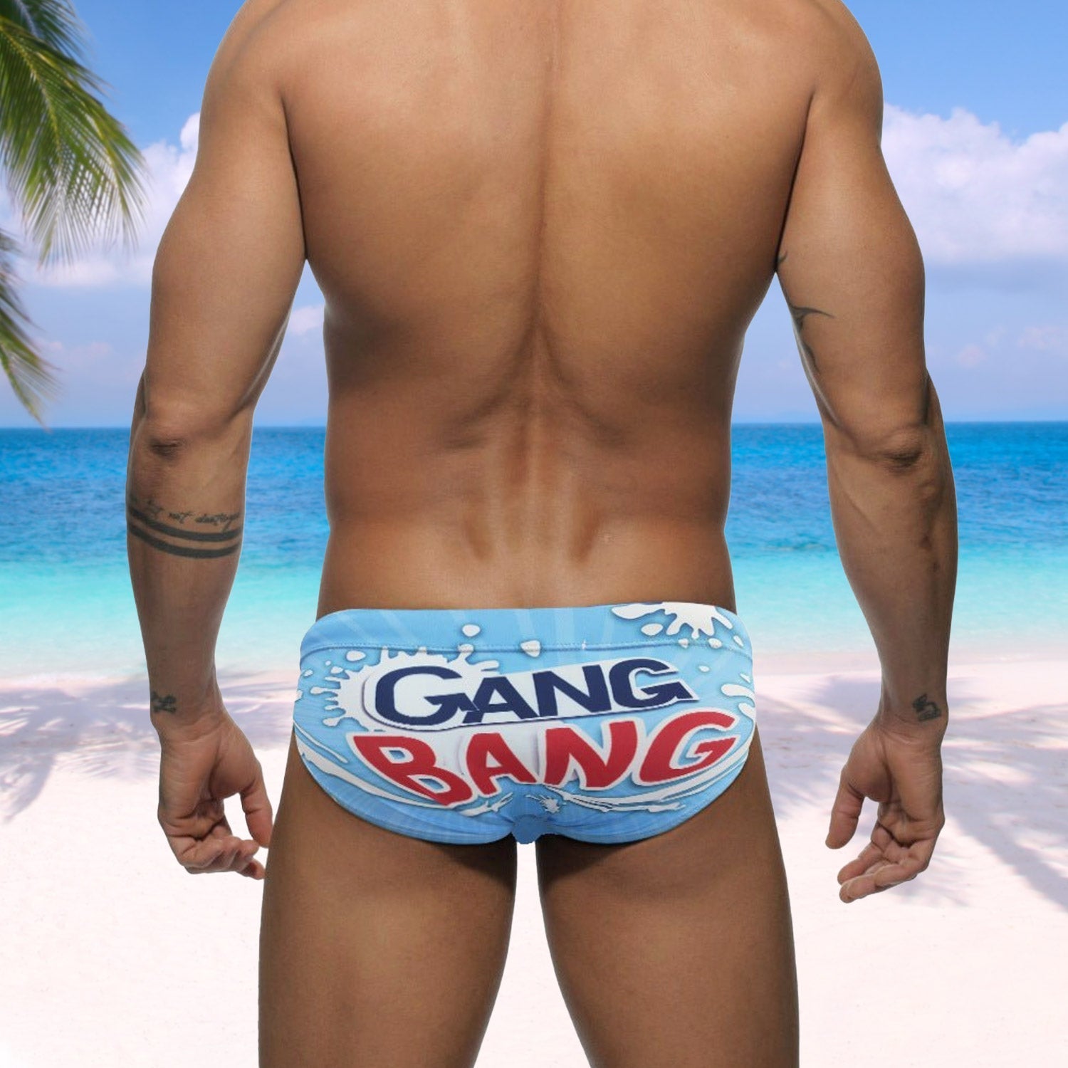 Gang Bang Swim Briefs | dmunderwear variant image