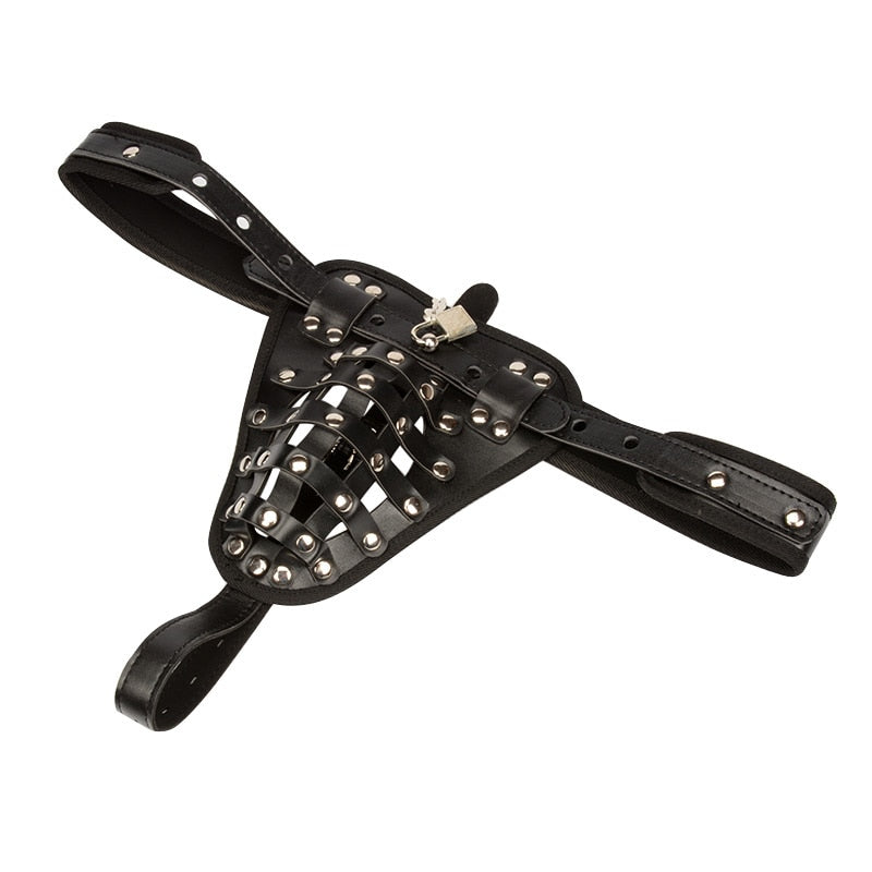 Gay Chastity Locking Belt Briefs | dmunderwear product image 1