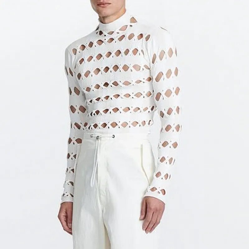 ORVLS Geometric Oval Turtle Neck | dmunderwear detail image 1