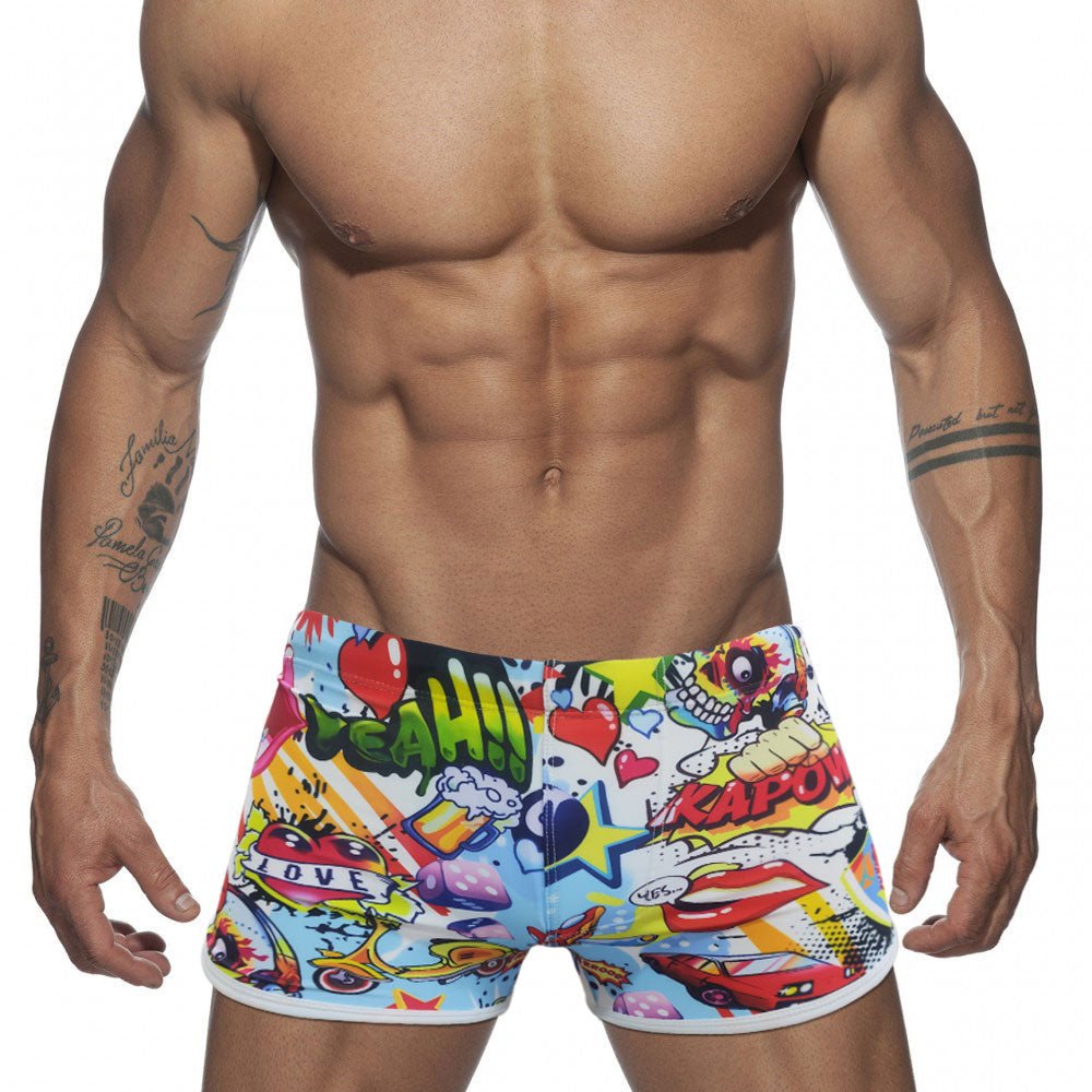 Graffiti Explosion Swim Trunks | dmunderwear variant image