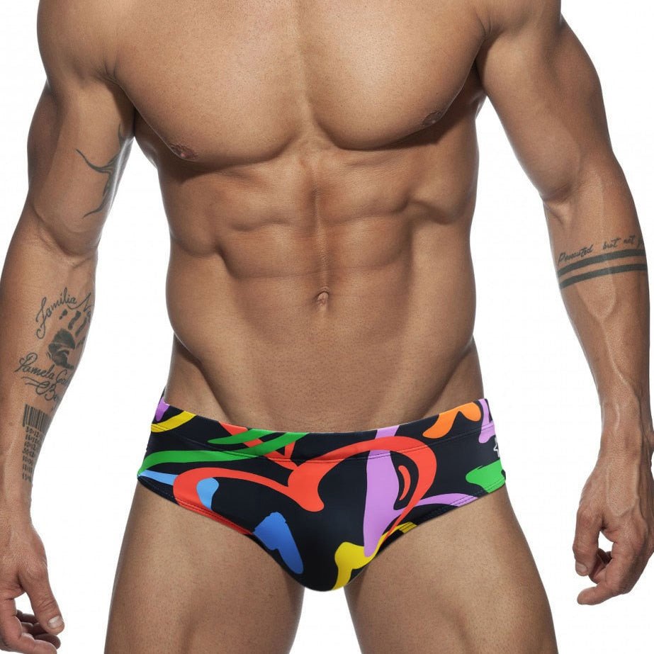 ORVLS Graffiti Hearts Swim Briefs | dmunderwear variant image