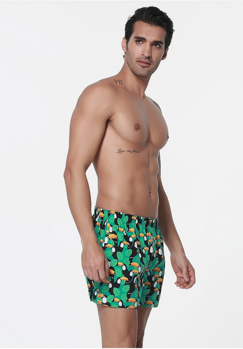 Green Toucan Graphic Boxers | dmunderwear product image 5