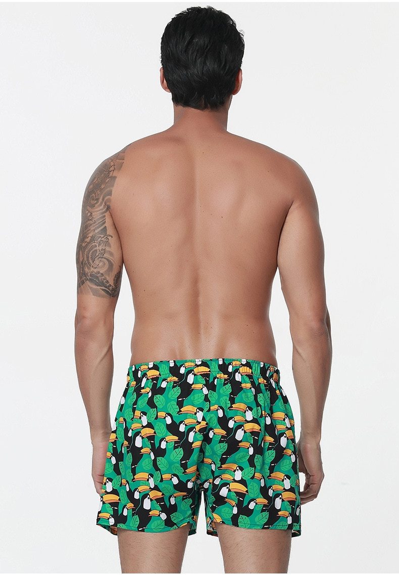 Green Toucan Graphic Boxers | dmunderwear product image 6