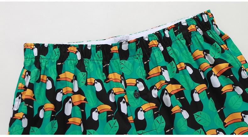 Green Toucan Graphic Boxers | dmunderwear product image 7