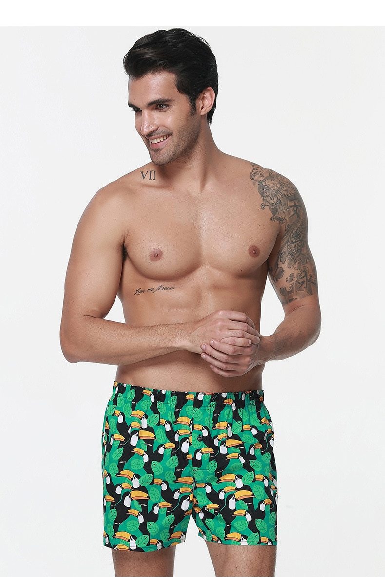 Green Toucan Graphic Boxers | dmunderwear product image 8