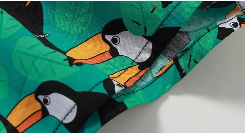 Green Toucan Graphic Boxers | dmunderwear product image 9