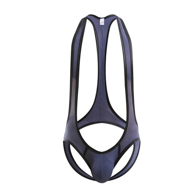 ORVLS High Hip Mesh Jockstrap Singlet | dmunderwear detail image 11