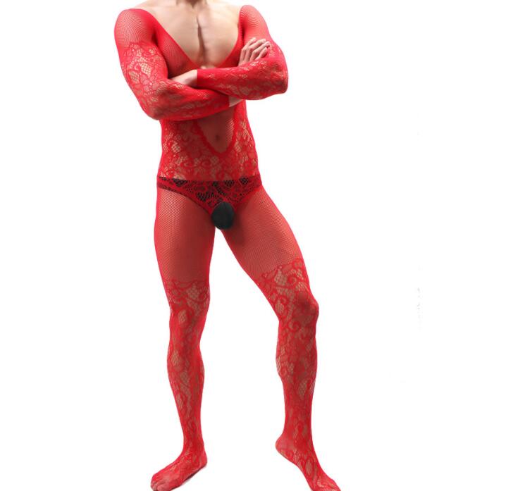 Holiday Lace and Fishnet Bodysuit | dmunderwear product image 1