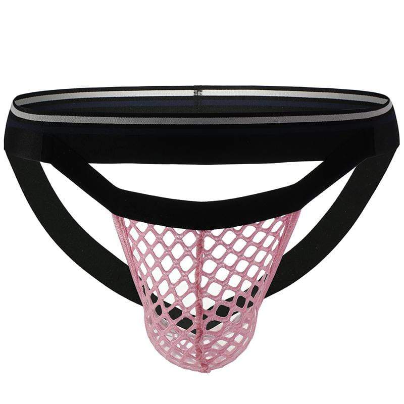 Nightlife Fishnet Jock | dmunderwear detail image 4