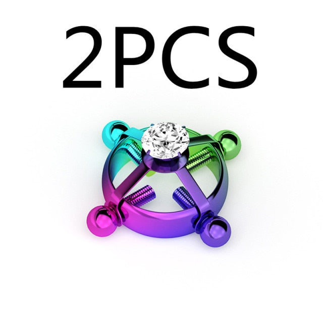 Jeweled Nipple Clamps | dmunderwear variant image
