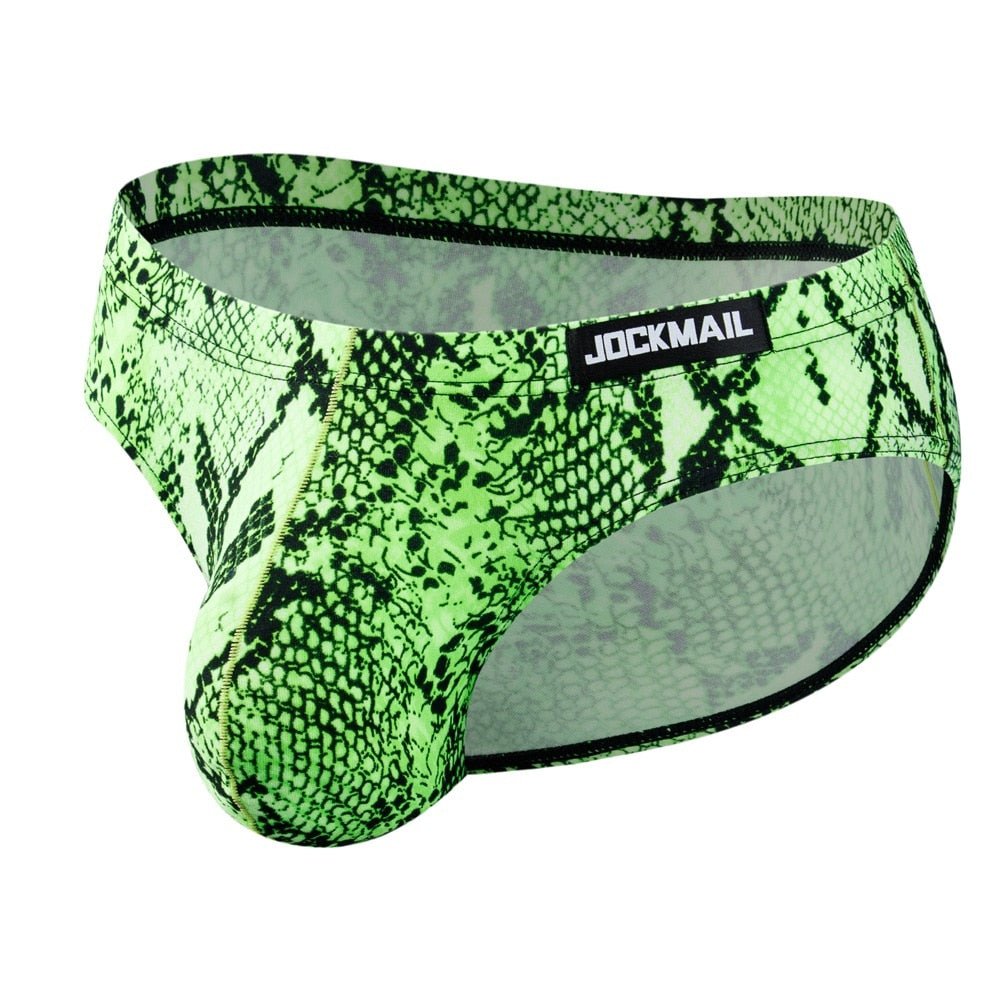 Jockmail Animal Print Briefs 4-Pack | dmunderwear detail image 5