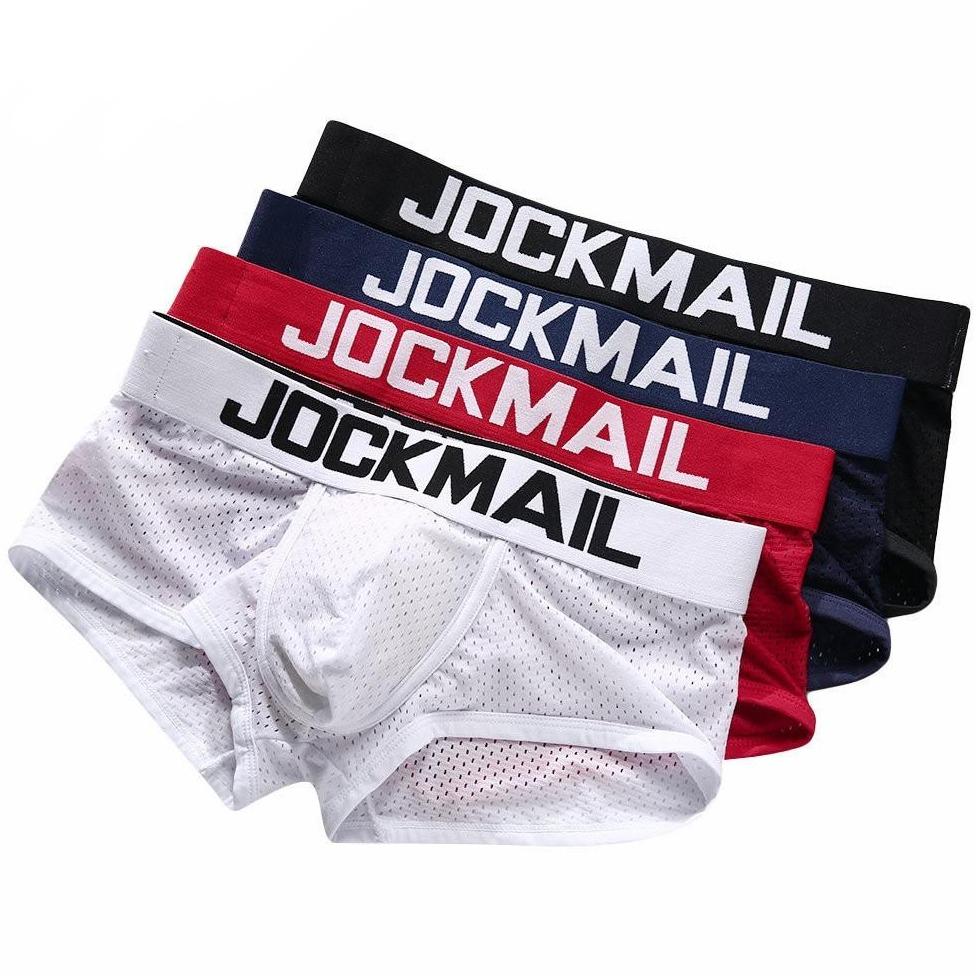 Jockmail Breathable Mesh Boxers (4 Pack) | dmunderwear detail image 1