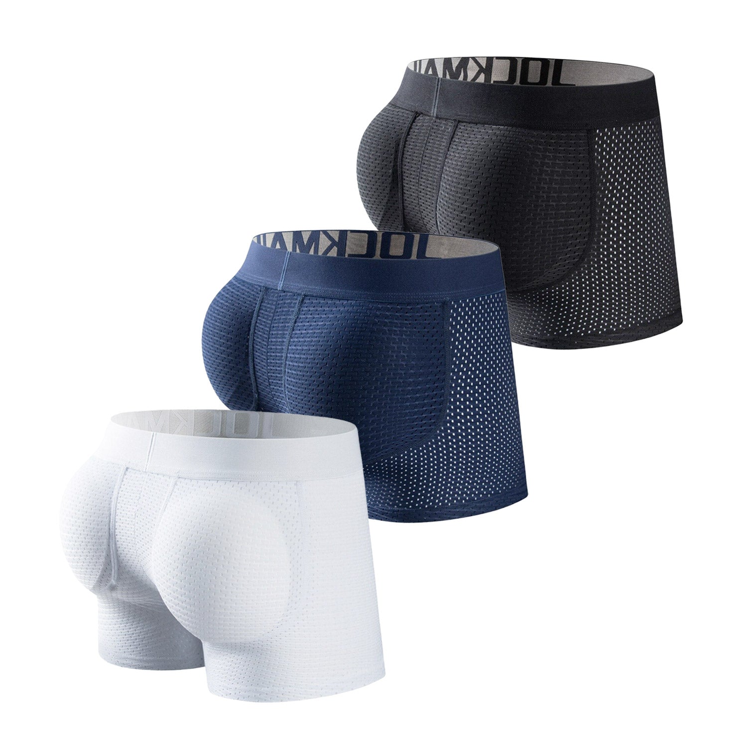 Jockmail Bun Buster Mesh Boxer Briefs 2-Pack | dmunderwear detail image 1