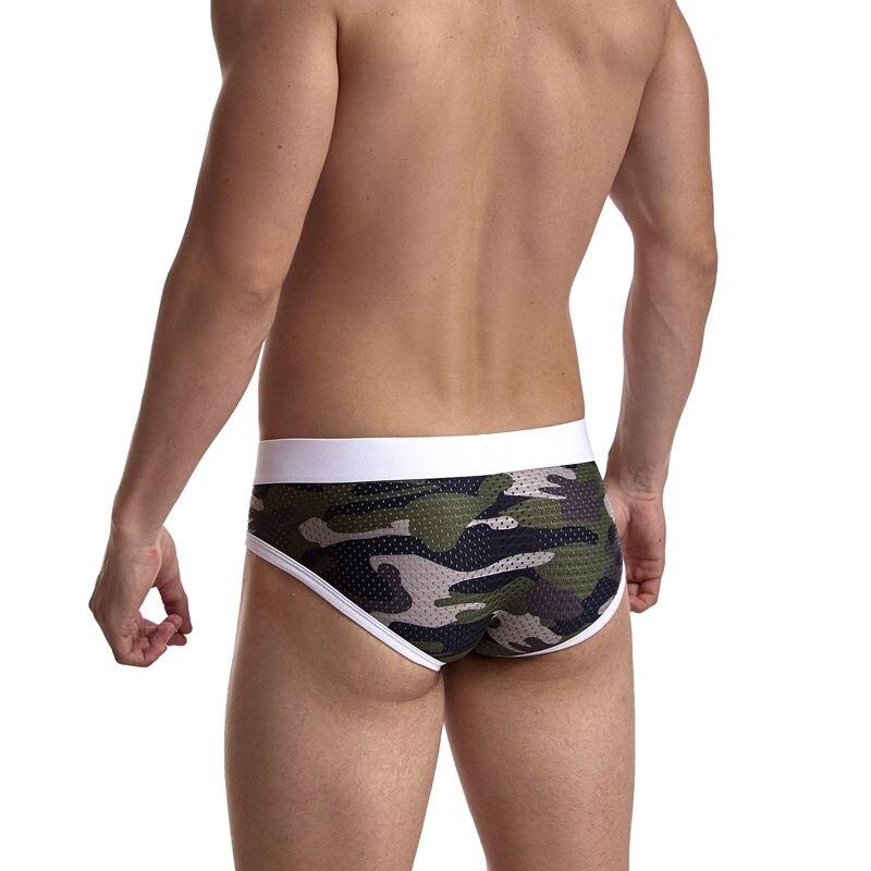 ORVLS Jockmail Mesh Camo Briefs | dmunderwear detail image 10