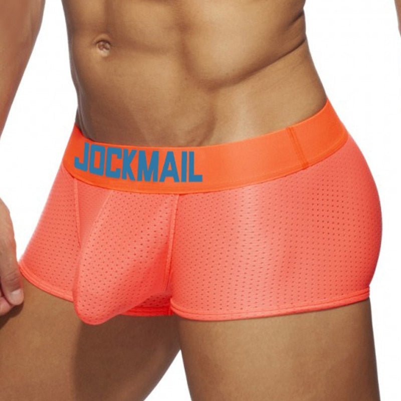 Jockmail Neon Mesh Boxer Briefs 4-Pack | dmunderwear detail image 2