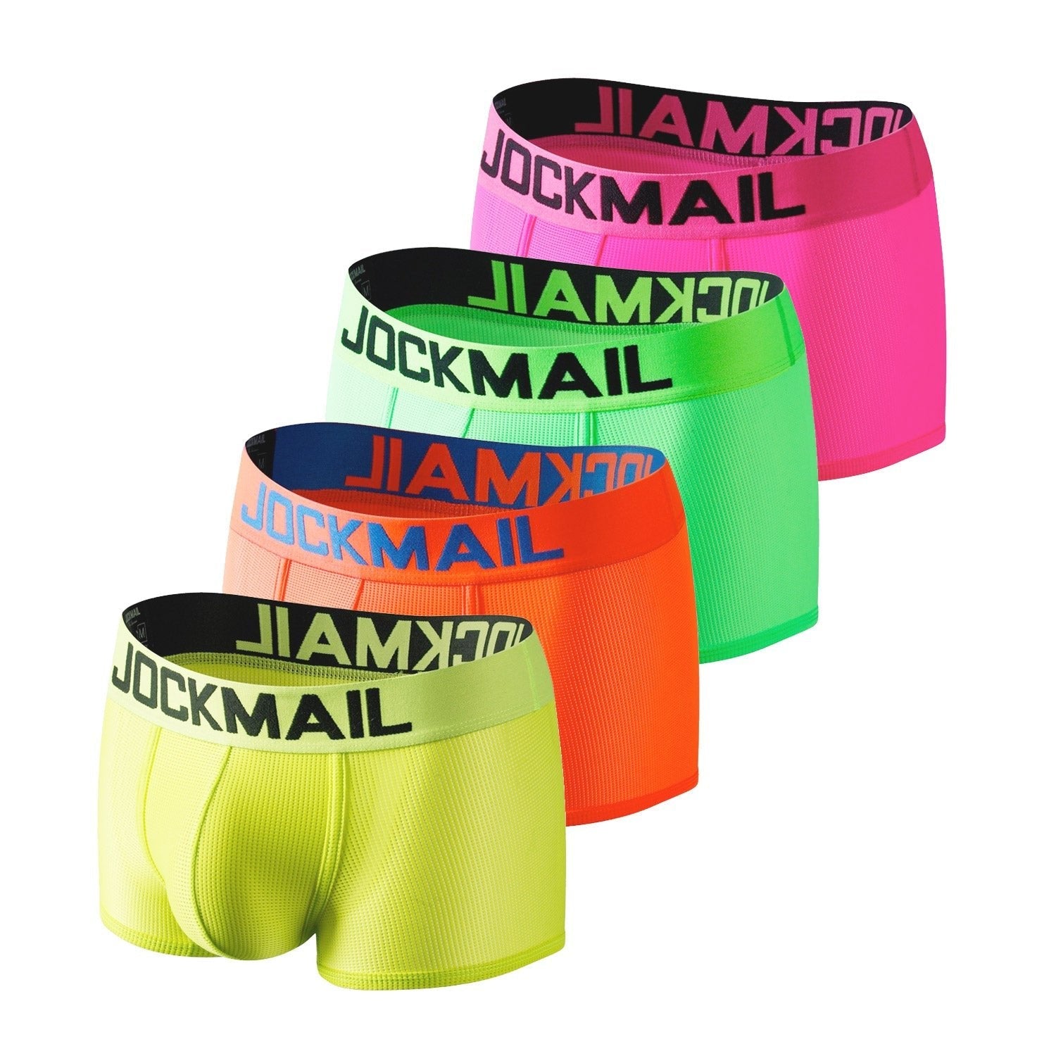 ORVLS Jockmail Neon Mesh Boxer Briefs 4-Pack | dmunderwear variant image