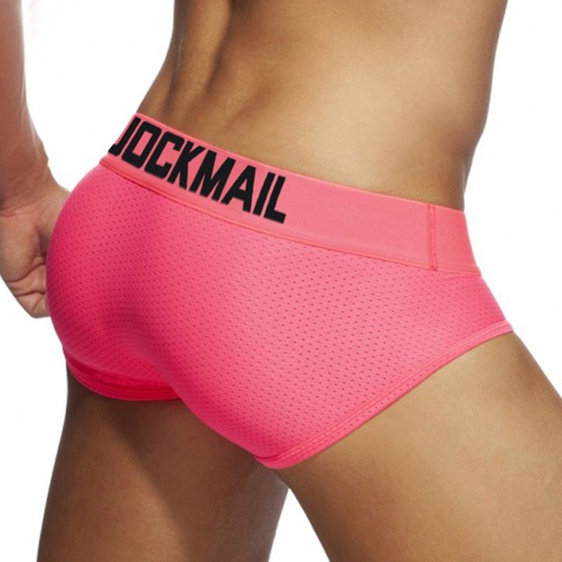 Jockmail Neon Mesh Briefs 4-Pack | dmunderwear detail image 7