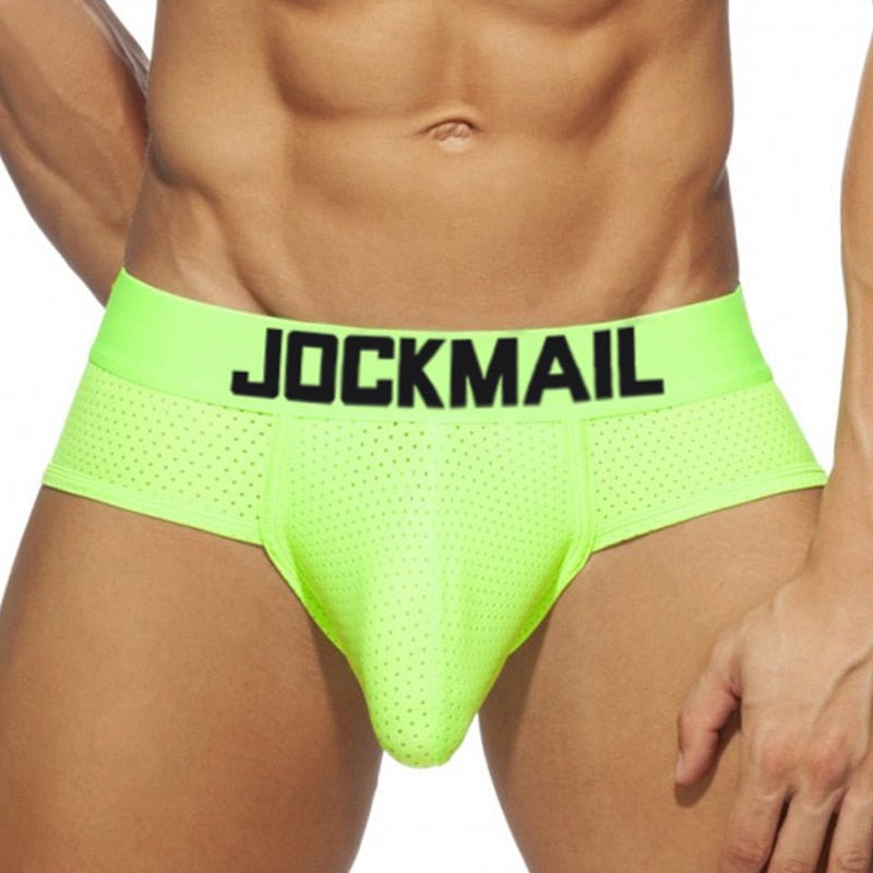 ORVLS Jockmail Neon Mesh Briefs 4-Pack | dmunderwear detail image 11
