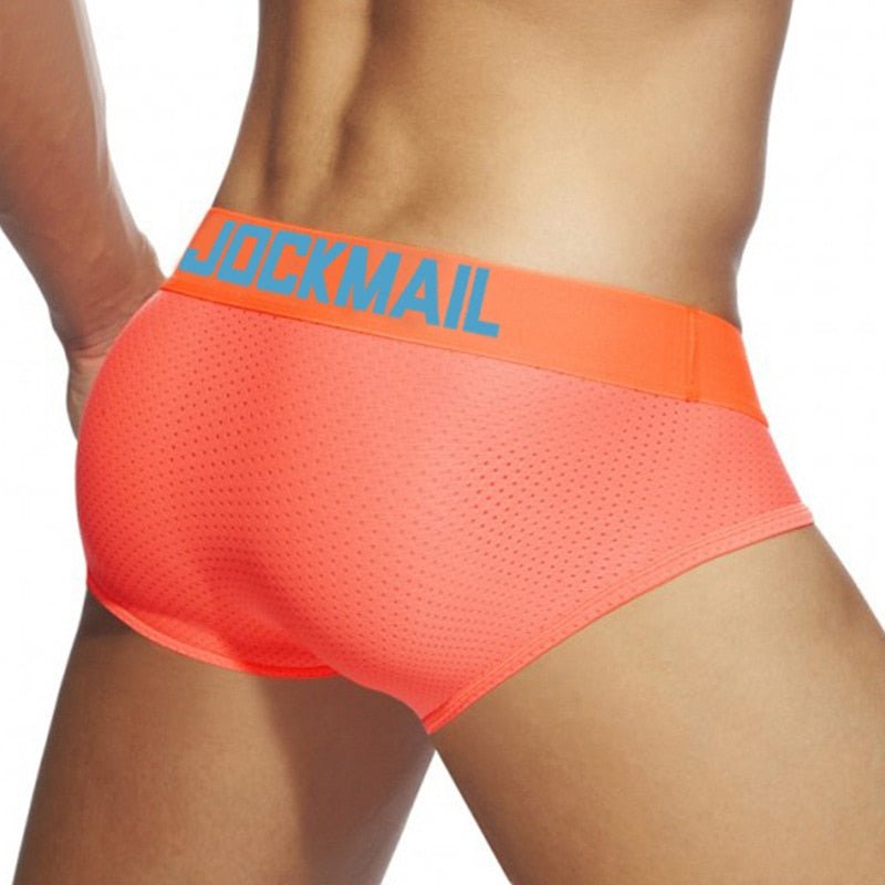 ORVLS Jockmail Neon Mesh Briefs 4-Pack | dmunderwear detail image 9