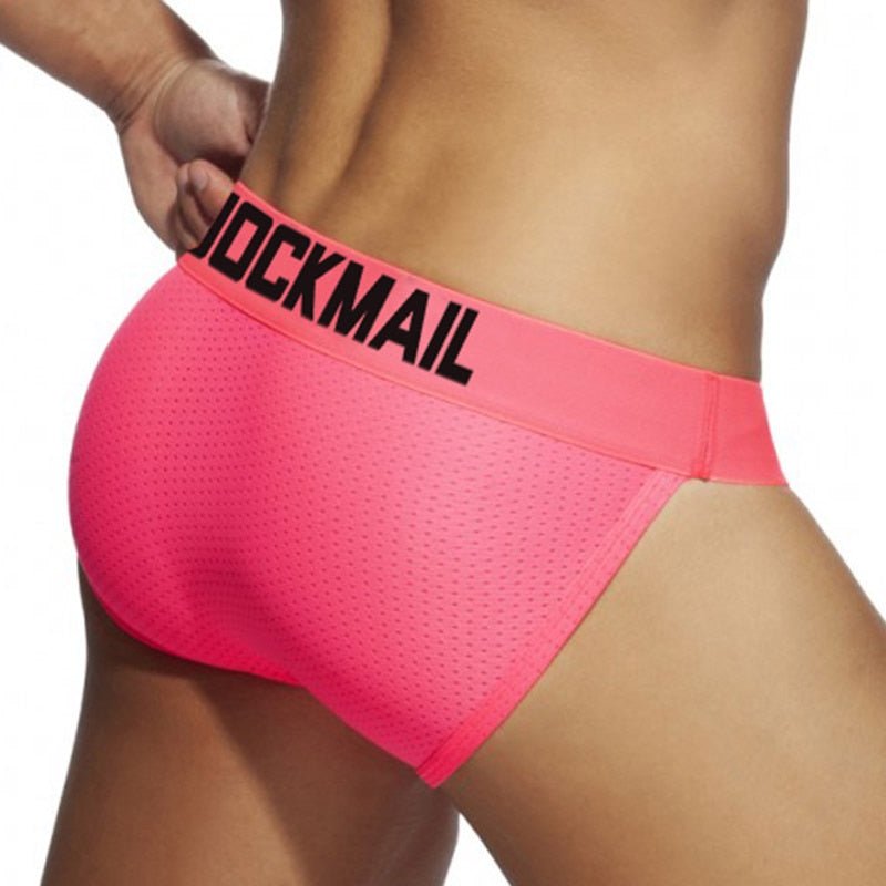 ORVLS Jockmail Neon Mesh Sport Brief | dmunderwear detail image 4