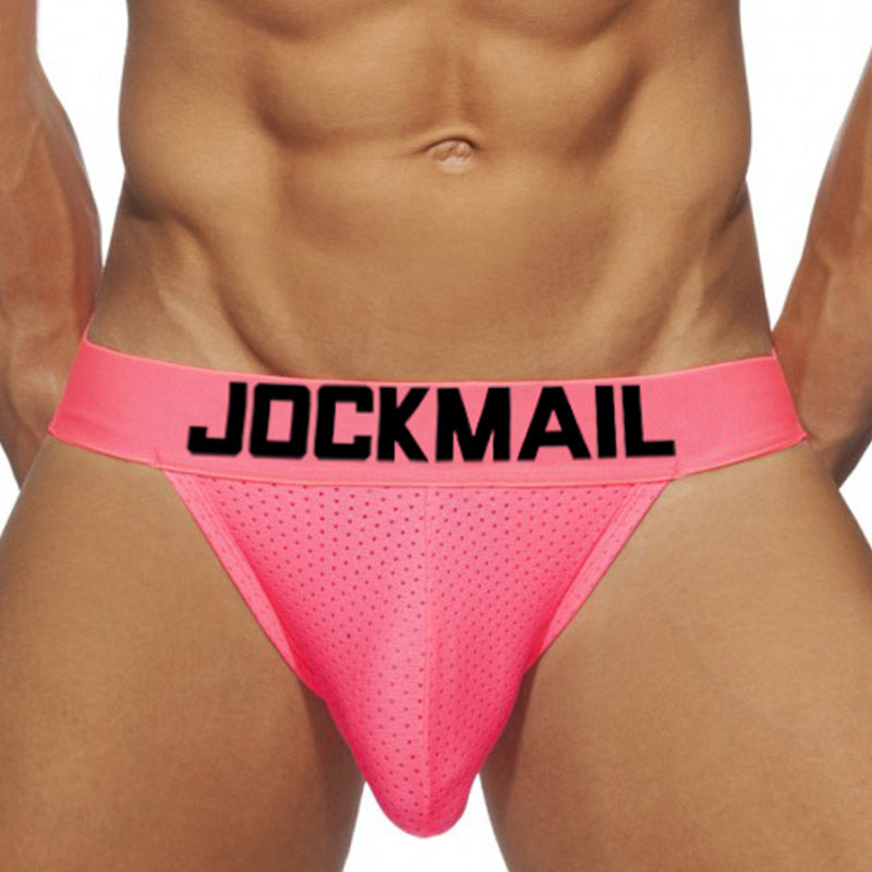 Jockmail Neon Party Jockstrap | dmunderwear detail image 4