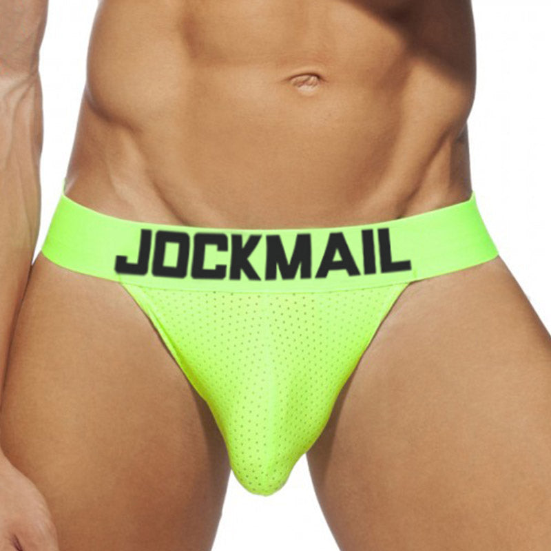 Jockmail Neon Party Jockstrap | dmunderwear detail image 8