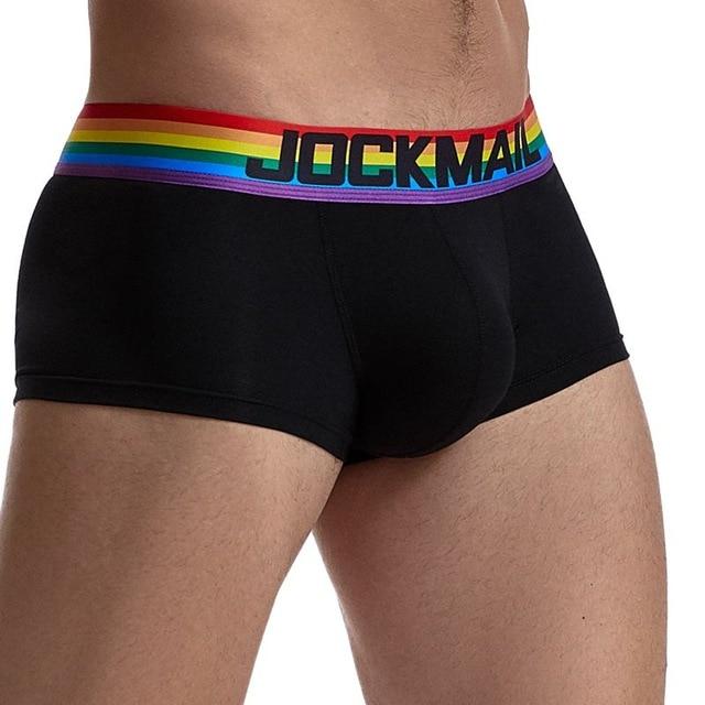 Jockmail Rainbow Band Boxer Briefs | dmunderwear detail image 6