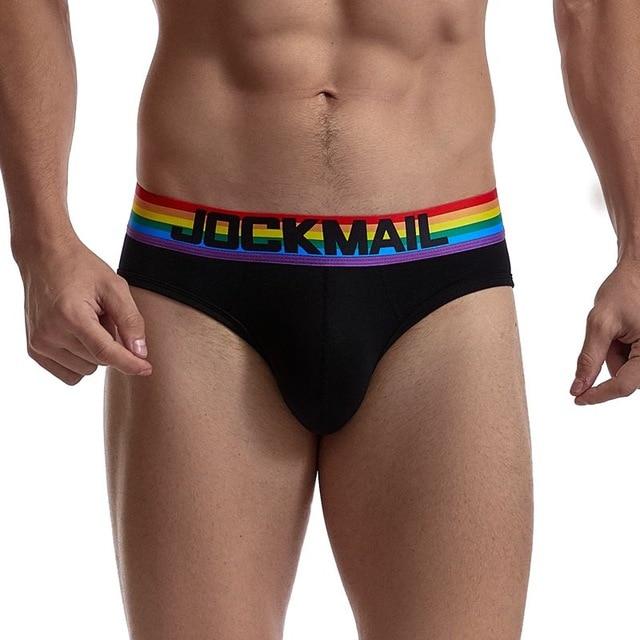 Jockmail Rainbow Band Briefs | dmunderwear detail image 1