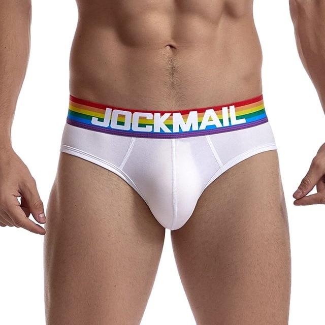 ORVLS Jockmail Rainbow Band Briefs | dmunderwear detail image 4